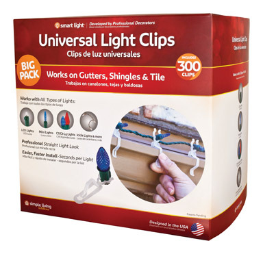 LIGHT CLIPS UNIV 300CT