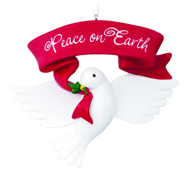 DOVE OF PEACE ORNMNT