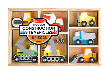 Toy Cnstrtn Vehicle 8pc