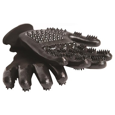 Grooming Glove Med Blk