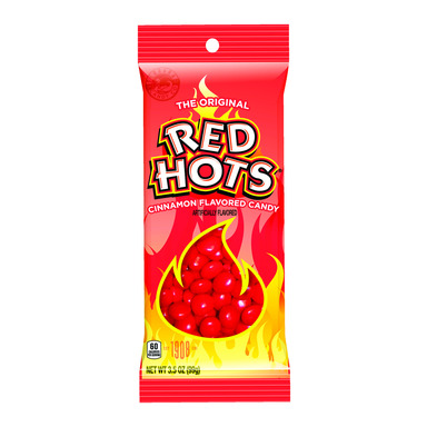 RED HOTS TUBE BAG 3.5OZ