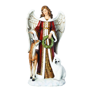 ANGEL WITH DEER AND BEAR