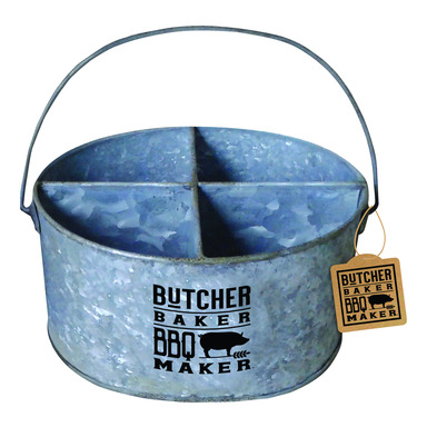 DIVIDED METL PAIL W/HNDL