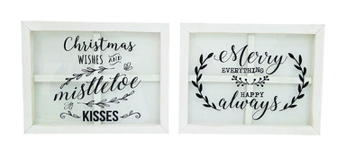 CMAS WALL SIGNS WOOD/GLS