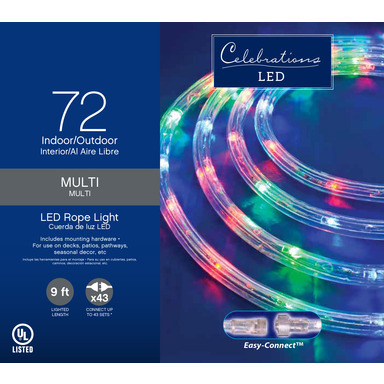 LED ROPE LIGHT MLT 9'