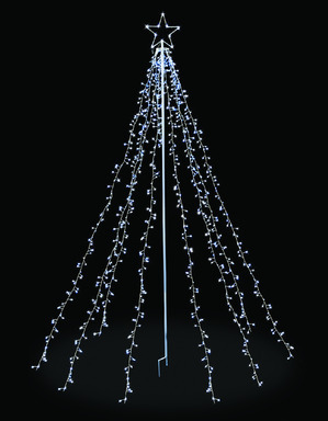 Williams Ace Hardware 7 Cool White Cluster Tree