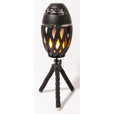 Flame Lamp W/speaker Blk