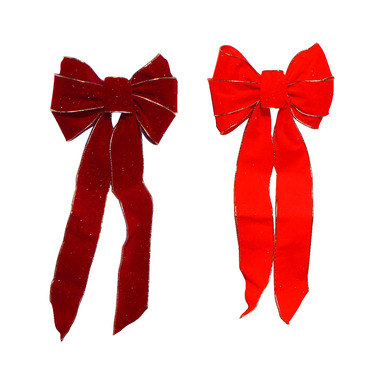 Bows Wire Glitter 22"