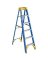 6' FIBR 250# BLUE LADDER