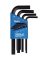 Hex Key Set 9pc Met Shrt