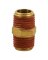 HEX NIPPLE 1/4" MPT X 1/4" MPT