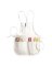 Clc Canvs Apron 4pkt Wht