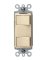 IVORY DECORA DOUBLE SWITCH