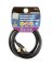 CABLE COAX RG6 6' BLACK