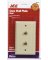 DUAL COAX WALLPLATE LA