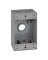 OUTLET BOX 1G 1/2" 4HOLE