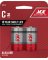 Battery Alkaline C 2pk