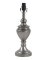 TABLE LAMP BASE PEWTER