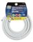 CABLE RG6 QUAD 50' WHITE