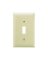 Wallplate 1 Toggle Ivory