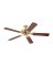 CEILING FAN PLSH BRS 52"