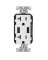 USB OUTLET 20AMP WHT