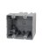 SMART BOX 2 GANG PVC GRY