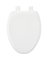 TOILET SEAT ELNG WOOD WH