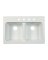 KTCH SINK DBL WHT 33X22"