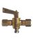 Plug Valve 1/4x1/4" Brs