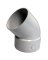 ELBOW 45 PVC S&D4"HXSPIG