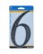 6" Blk #6 Nailon 1pc