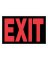 Exit Sign Blk 8x12"