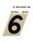 1.5" BLK/GLD #6 ADHV 1PC