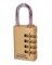 Padlock 7/8" Brass Pk2