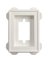 BLOCK MOUNT WHT 6.3X8"