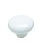 KNOB 1.5"RND WHITE