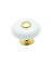 KNOB 1.25"CERAMIC/BRASS