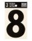 Number 8 Vinyl 3"black