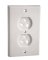 COVER OUTLET SWIVEL WHT