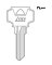 KEY DEXTERDE6-ACE 250PK