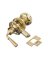 STORM DOOR LATCH BRASS