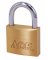 PADLOCK BRASS 1-1/8" AC