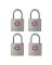 LUGGAGE LOCK22MM PK4