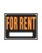 Sign For Rent15x19"plstc