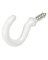 HOOK CUP 7/8"P WHT CD6