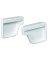 END CAP VINYL WHT 2PK