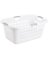 LAUNDRY BASKET 2BU WHITE