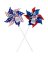 PATRIOTIC PINWHEEL 17"