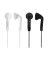 Earbud On-ear Wht/blk2pk